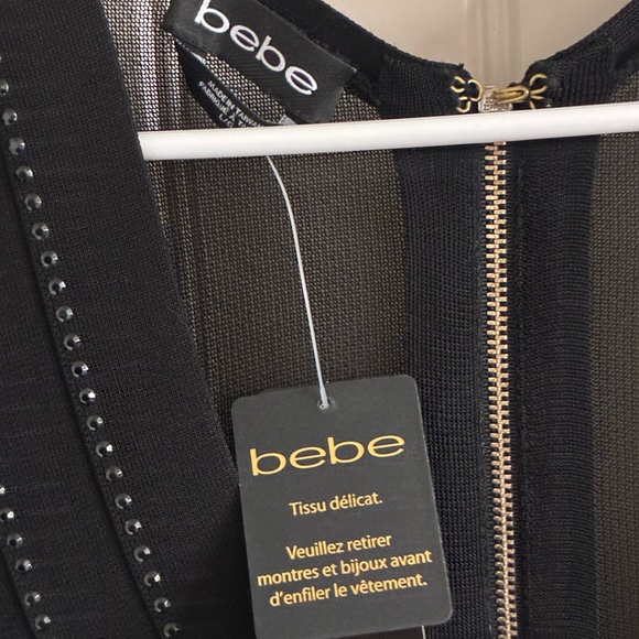 (NWT) bebe Mini Bandage Dress V-Neck - Picture 5 of 7